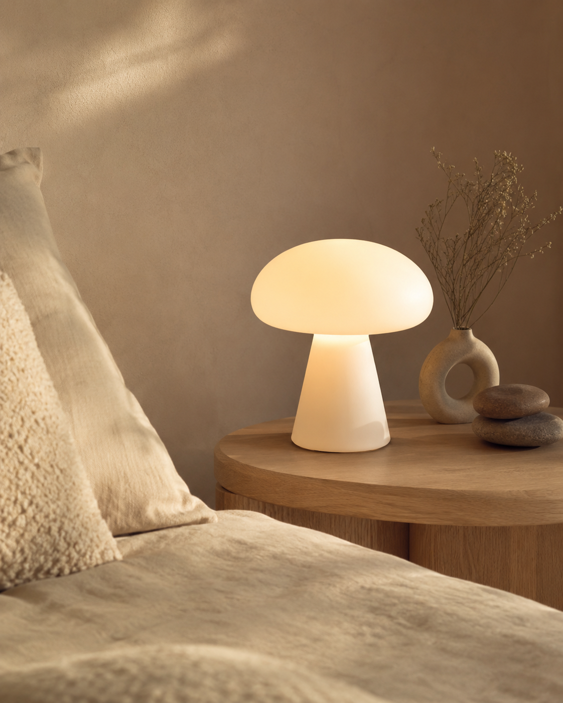 La Nomade — Lampe champignon rechargeable